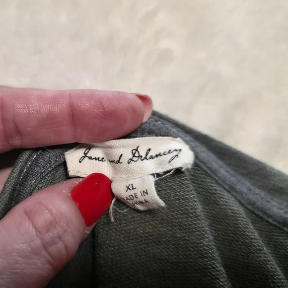 James & Delancy Gray Camouflage Long Sleeve Top - Picture 2 of 6